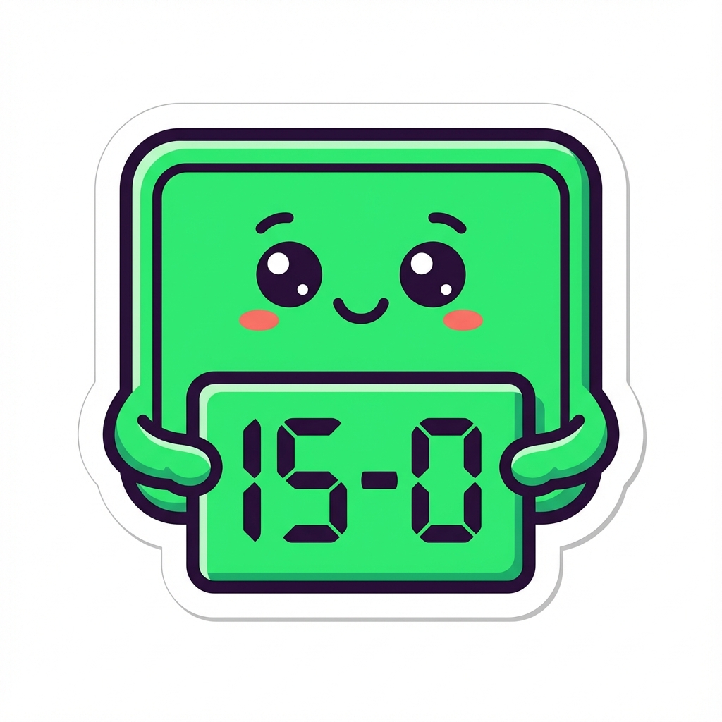 Kawaii Scoreboard Character