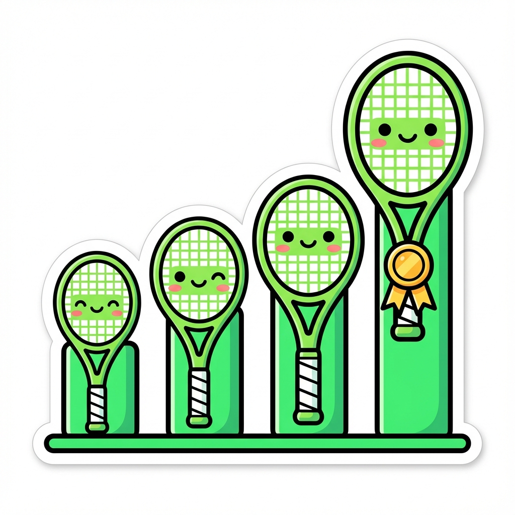 Smiling Racket Bar Chart